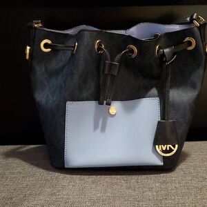 Stylish Black and Blue Women's Bag